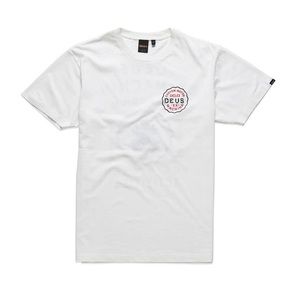 DEUS EX MACHINA, TOKYO ADDRESS TEE - VINTAGE WHITE, Size M